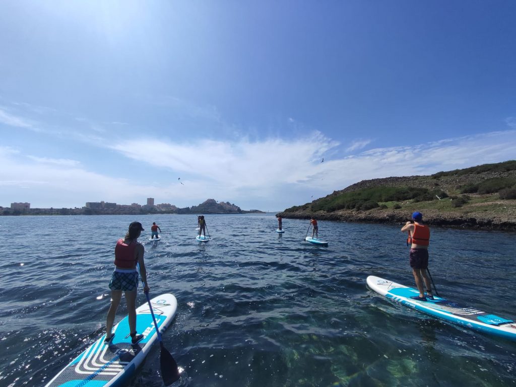 tour paddle surf cabo de palos
